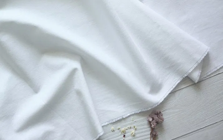 Washing Cotton Fabric, 57" Wide - White, Light Gray, Dark Gray, Charcoal or Black - By the Yard 39520-1