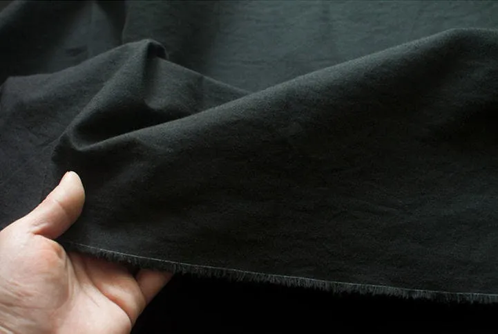 Washing Cotton Fabric, 57" Wide - White, Light Gray, Dark Gray, Charcoal or Black - By the Yard 39520-1