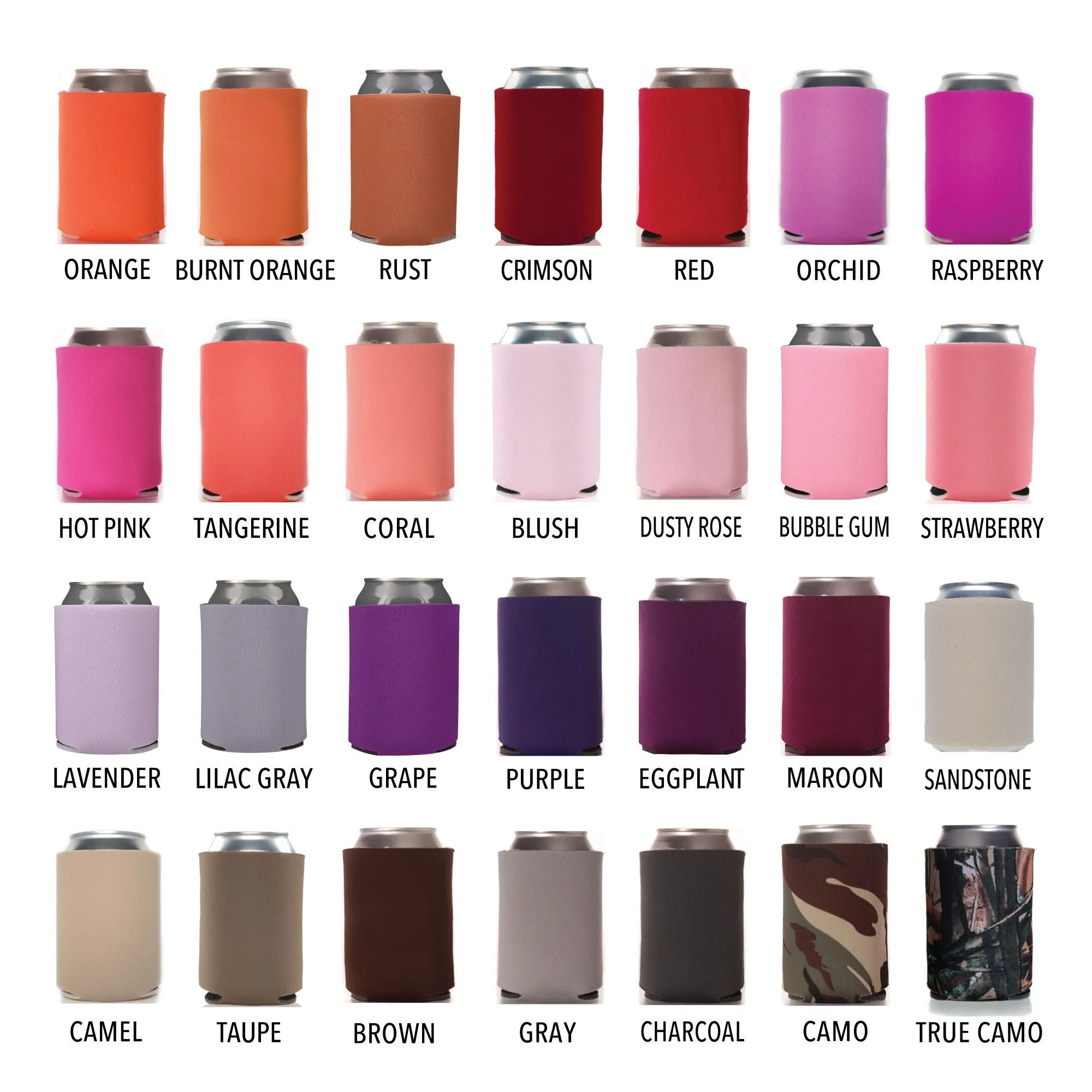 Wedding Can Cooler #16FR - Full Color - Cheers