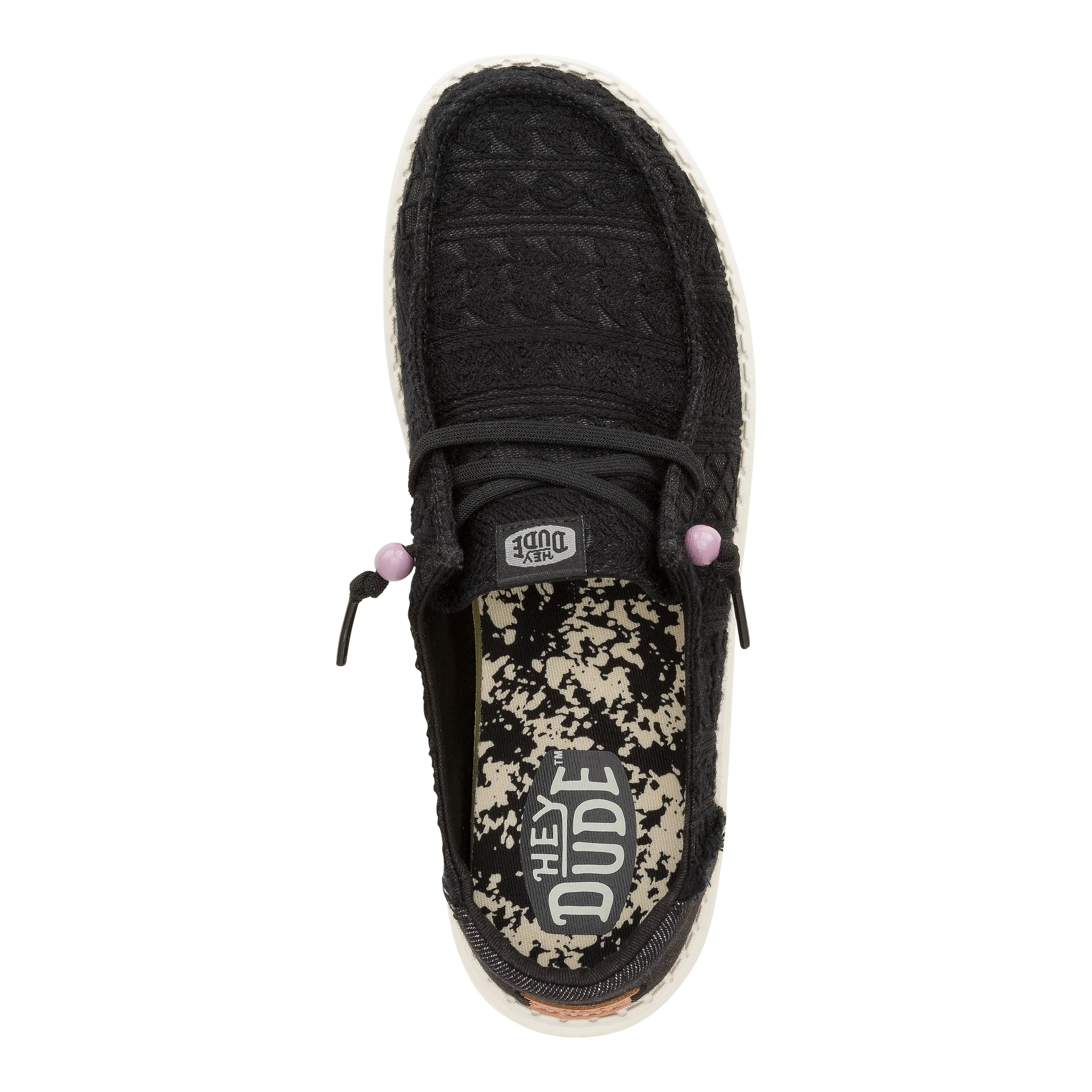 Wendy Crochet Lace - Black