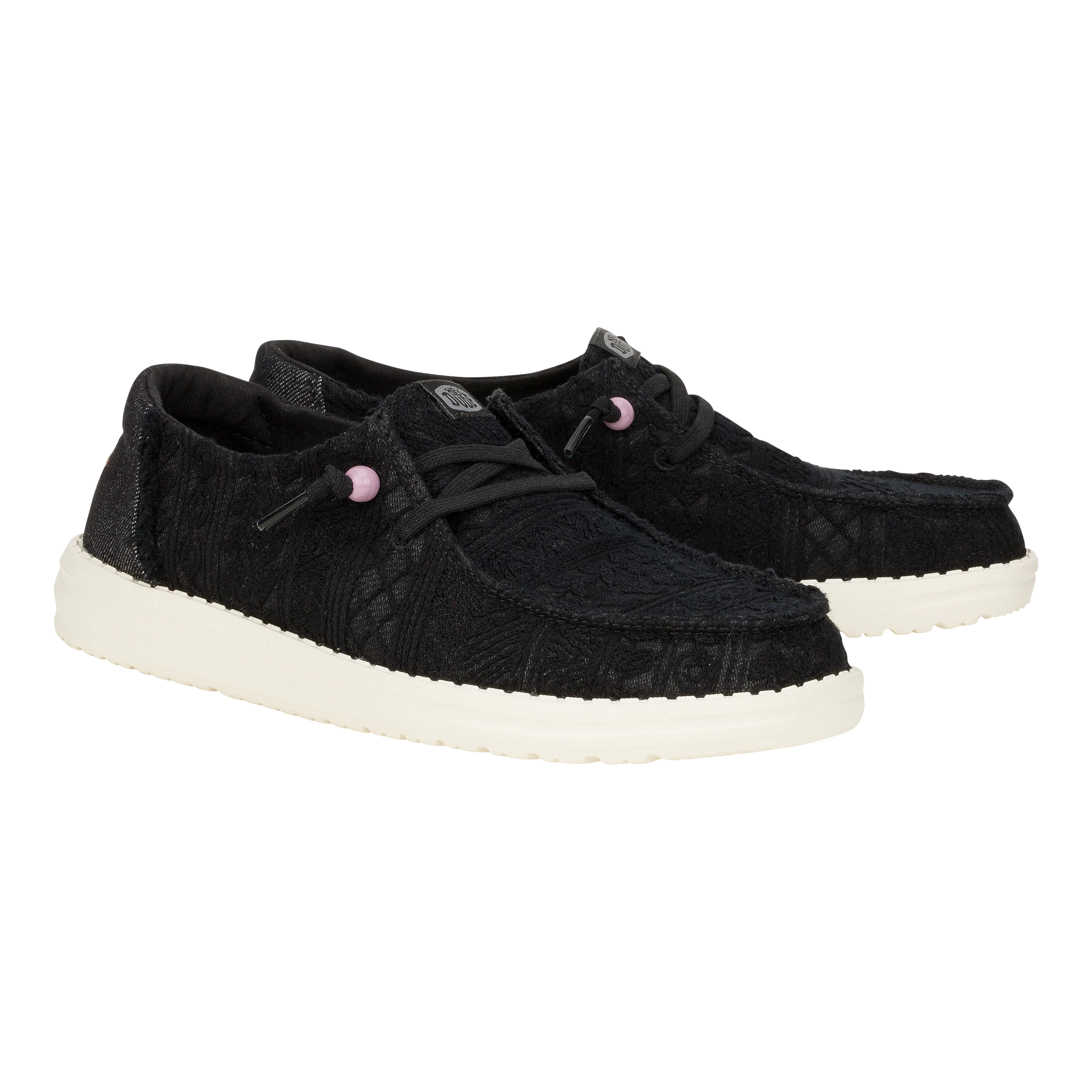 Wendy Crochet Lace - Black