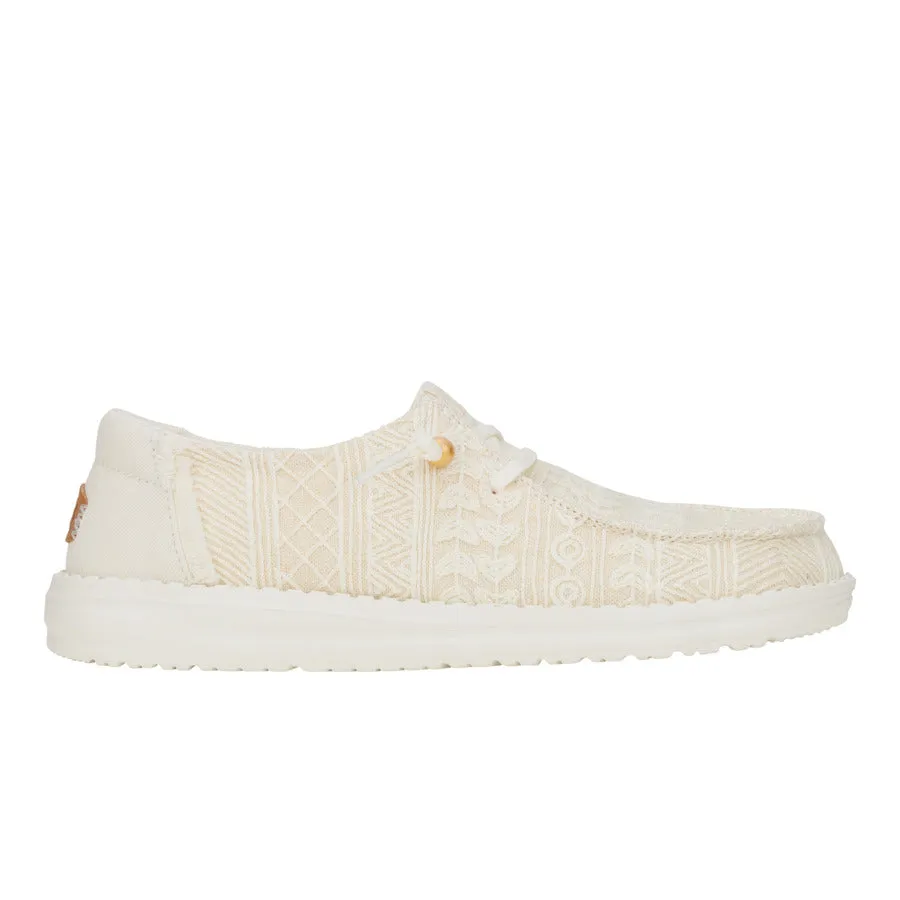 Wendy Crochet Lace - White/Gold