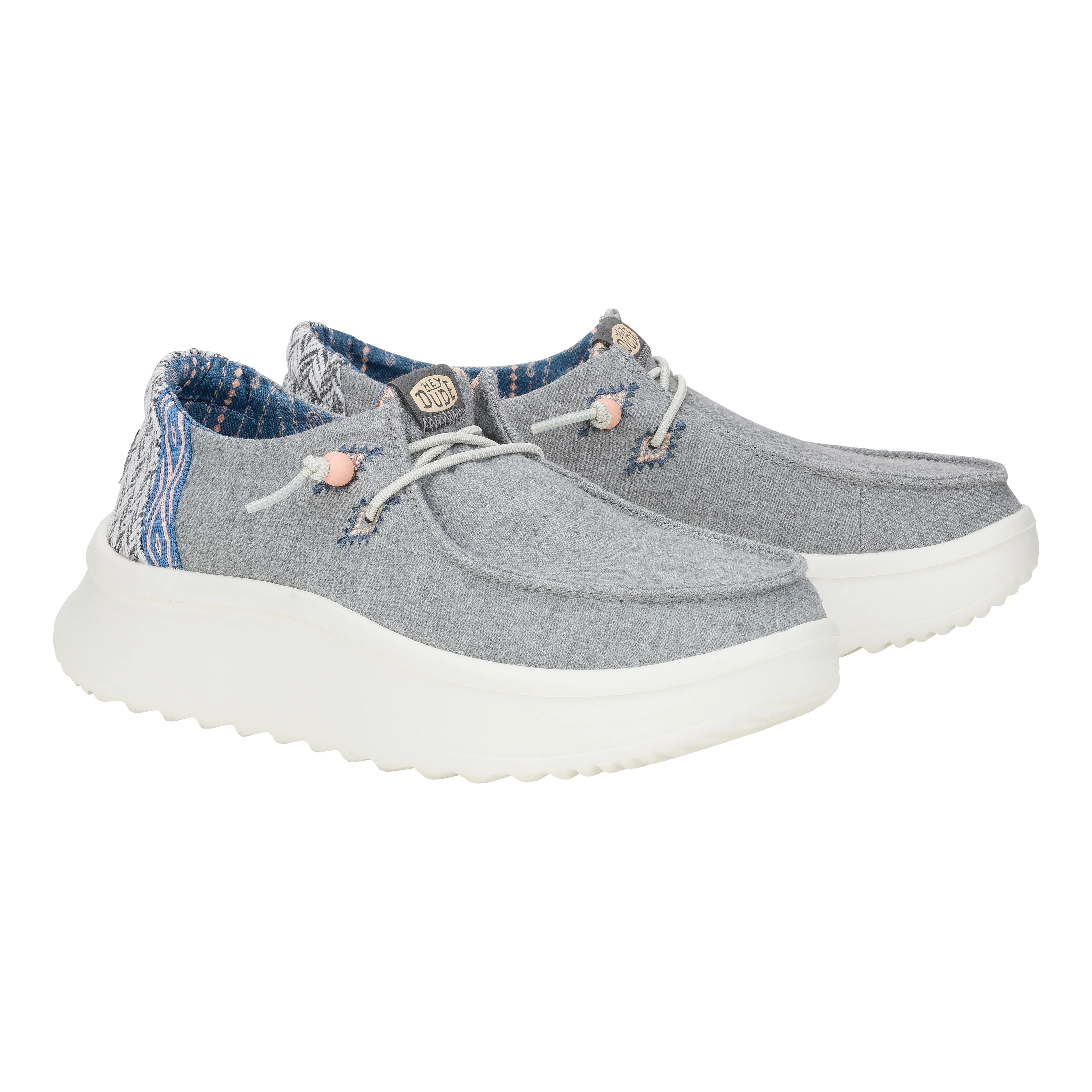 Wendy Peak Chambray Woven - Grey