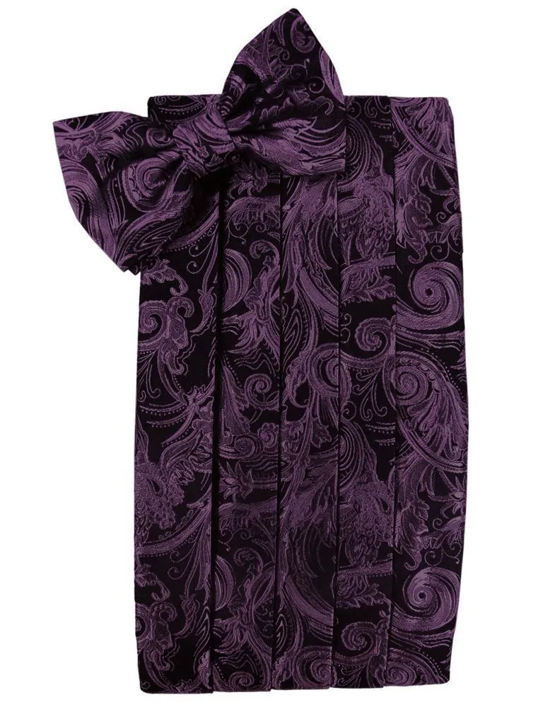 Wine Tapestry Cummerbund