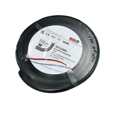 Wiska 10112304 Brace Contractor Pack PP Polypropylene M20 Black IP68