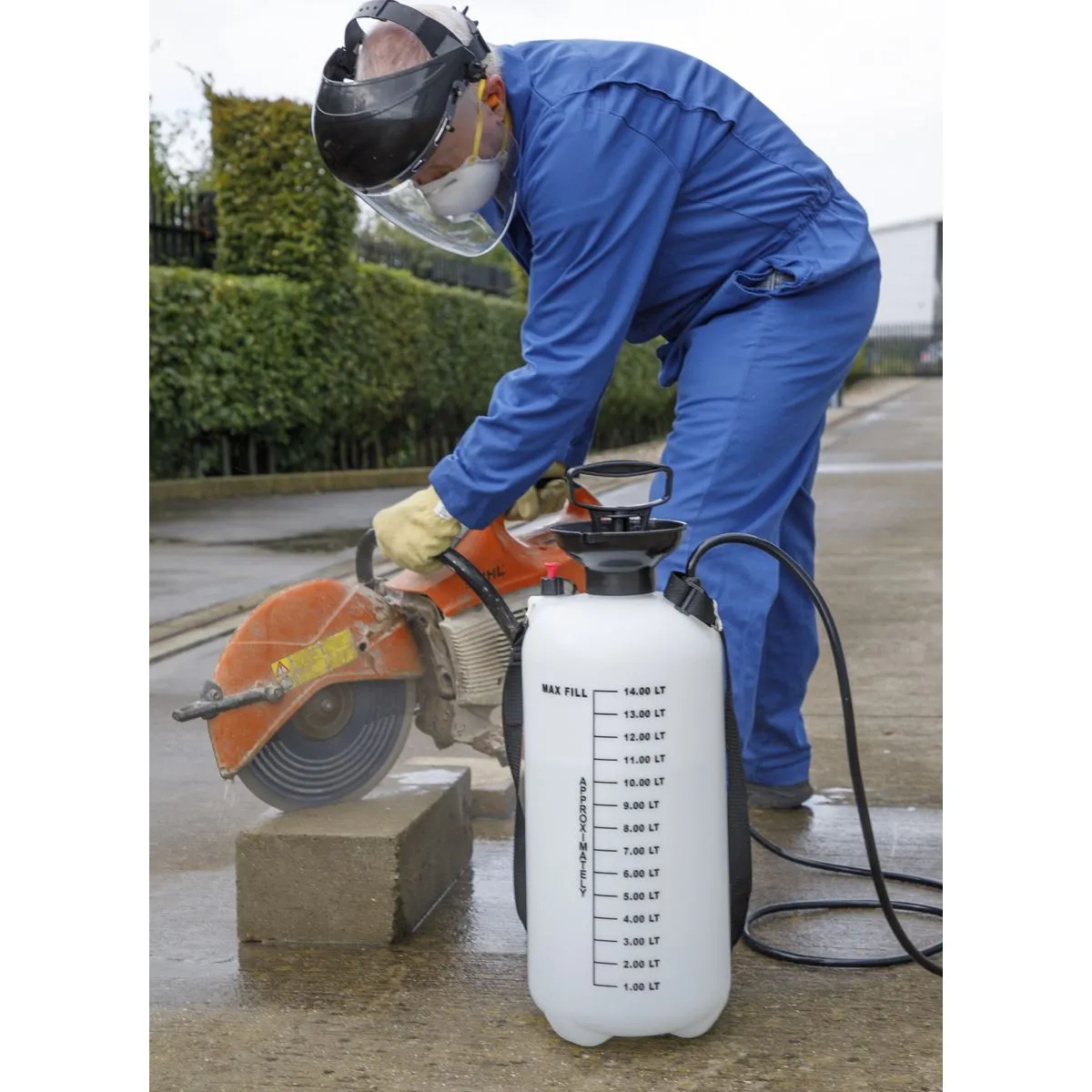 Worksafe by Sealey Dust Suppression Water Tank 14L