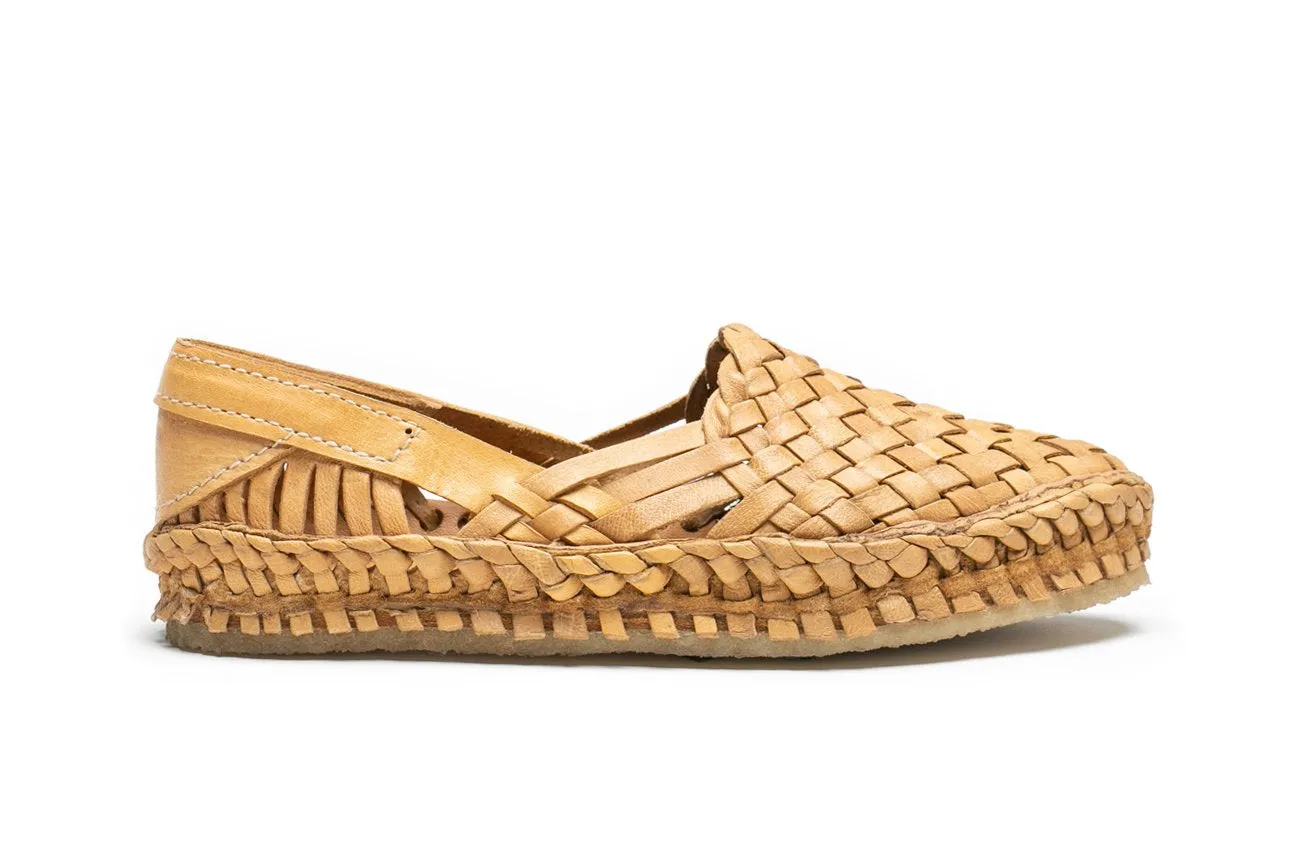 Woven Flat in Honey   No Stripes by Mohinders