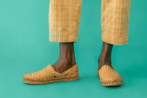 Woven Shoe in Honey   No Stripes by Mohinders