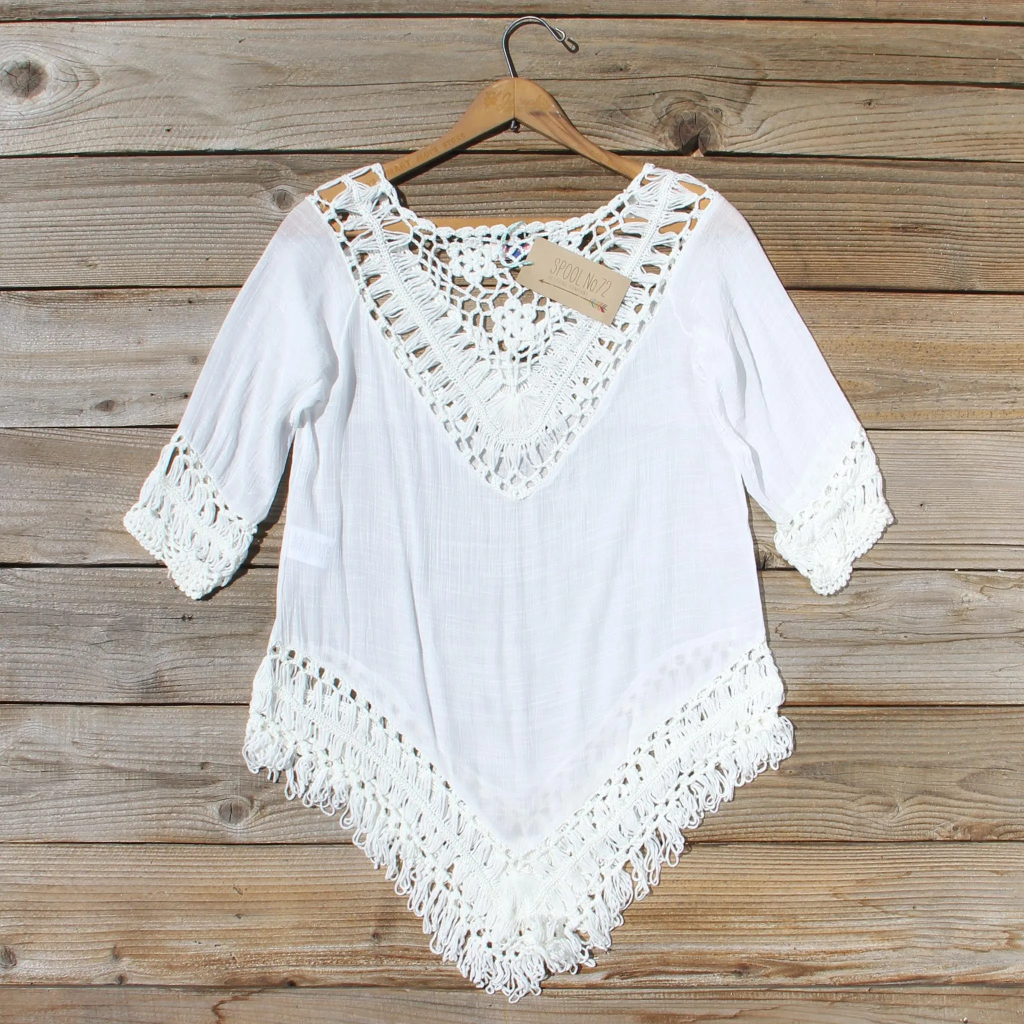 Woven Whites Tunic