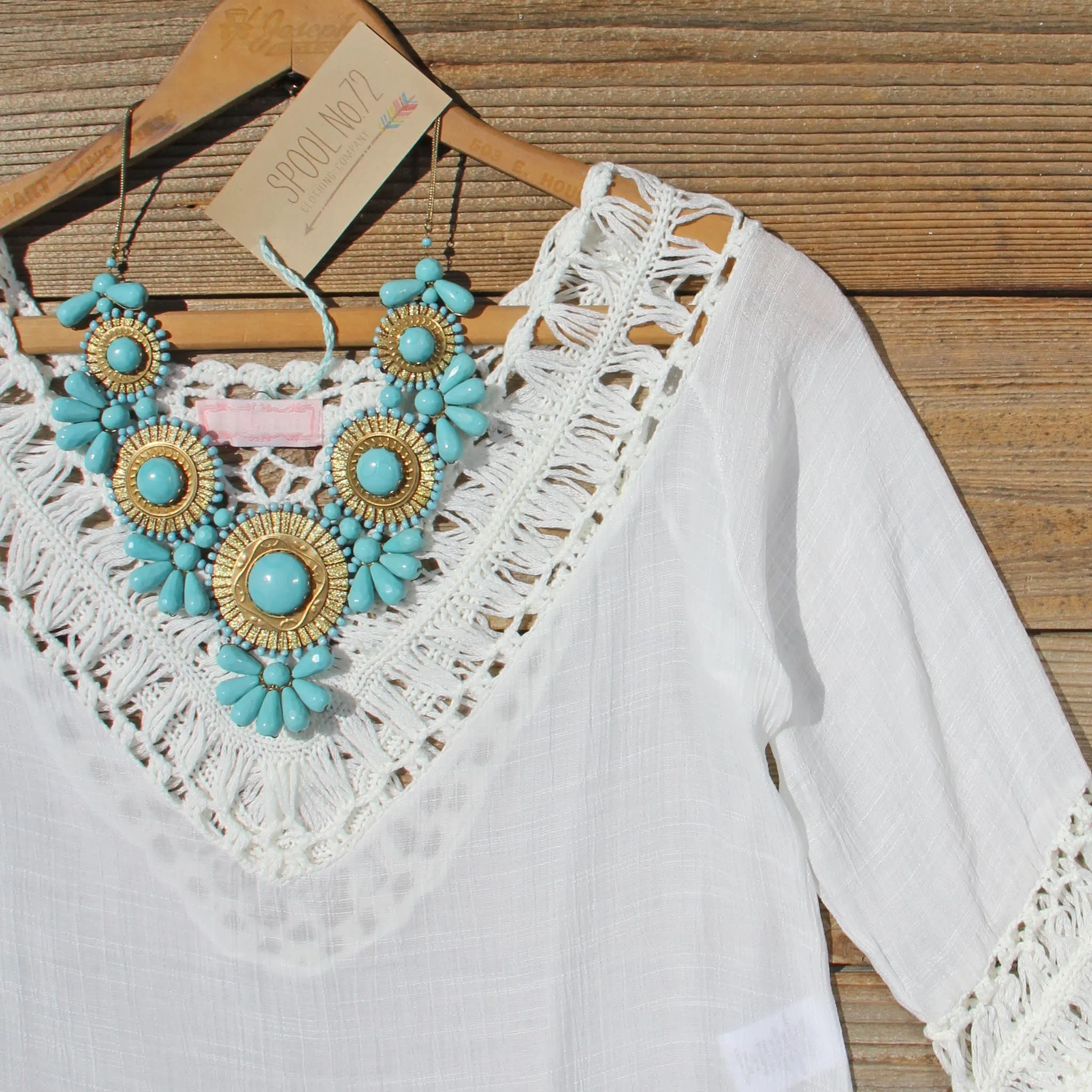 Woven Whites Tunic