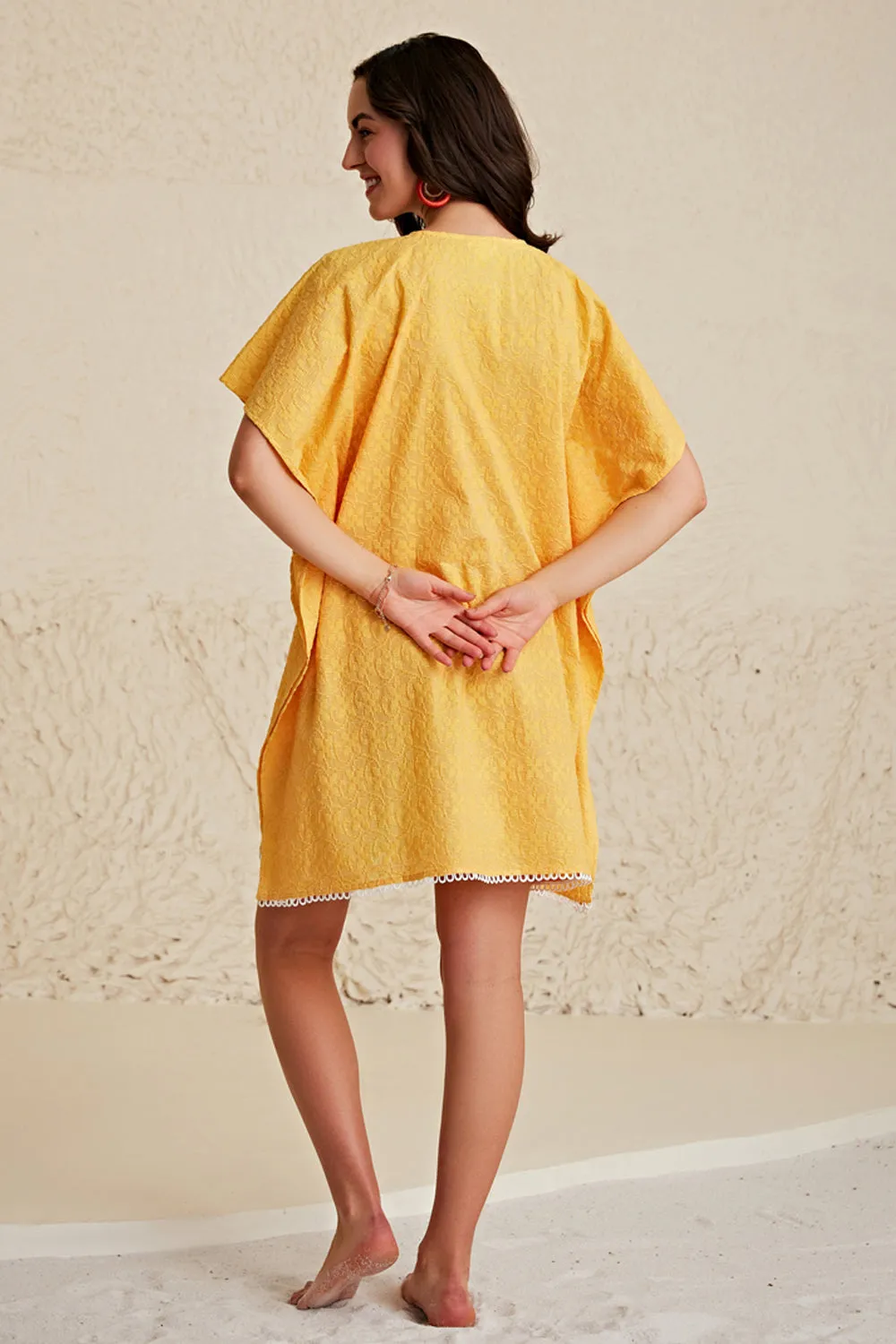 Yellow Breezy Bliss Kaftan