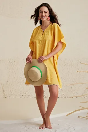 Yellow Breezy Bliss Kaftan